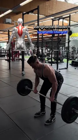 Langhantel Rudern ✅ #lat #rückentraining #langhantel #rudern #workout #Fitness #GymTok #FitTok 