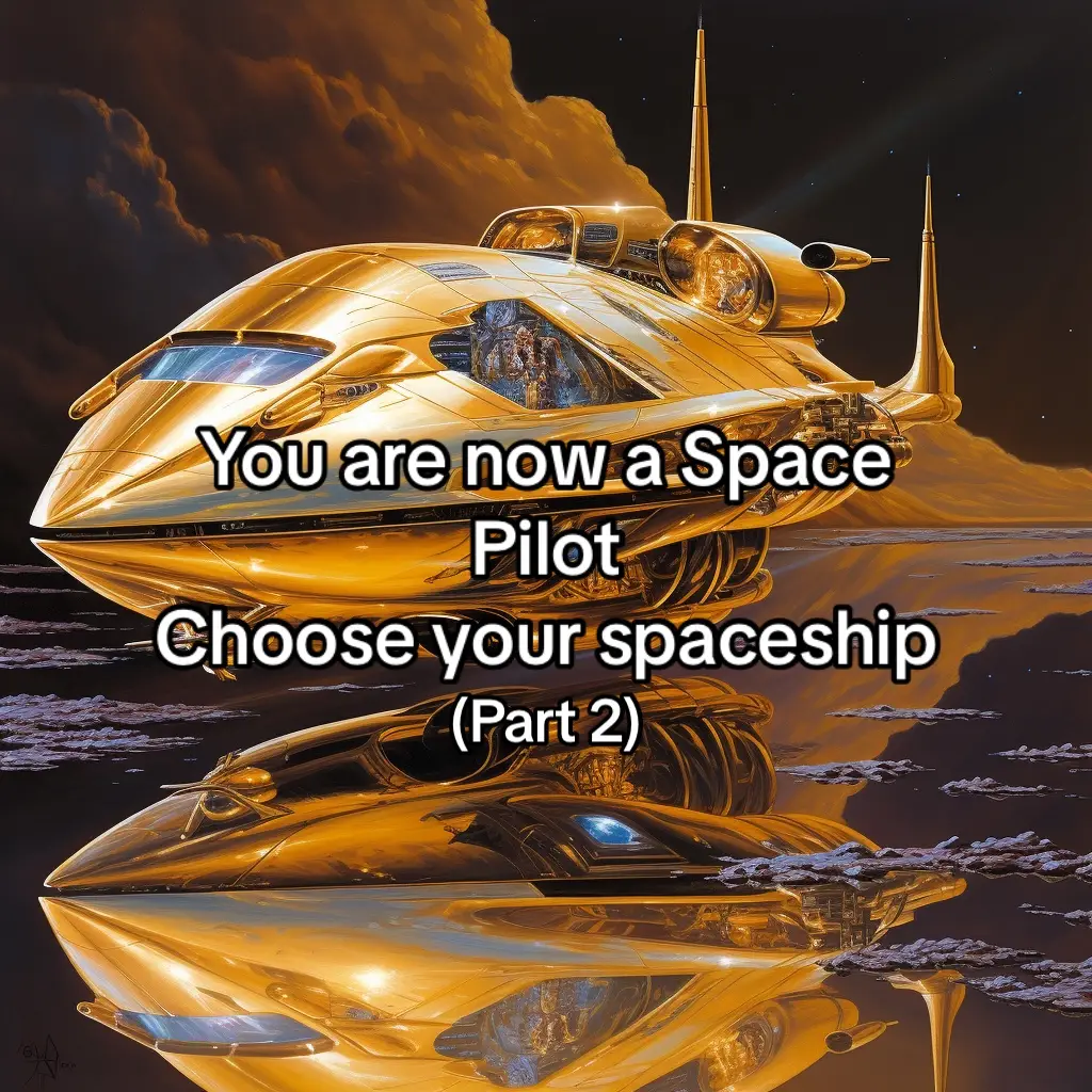 Choose your spaceship.  #aiart #ai #midjourney #cyborgism #spaceship 