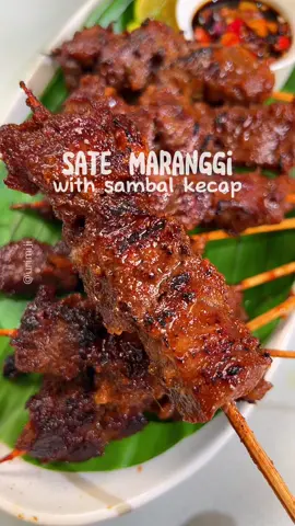 Sate Maranggi with sambal kecap. Kebagian daging kurban gak gaes? Kalo iya mending masak ini! #satemaranggi #sambalkecap #dagingkurban #iduladha #iduladha2023 #resepiduladha  #sate #satedaging #satedagingsapi #sunda #purwakarta #idejualan #reseptiktok #resepviral #menutiktok #menuviral #urimiji #urimijirecipe #urimijicooking #tiktokofficialindonesia #tiktokindo #tiktokindonesia 