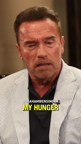 Arnold Schwarzenegger on what drove his hunger for success #arnoldschwarzenegger #motivation #terminator #success 