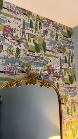 I cant stop staring at the wallpaper, im obsessed 😍 #wallpaper #homedecor #homeimprovement #wallpaperaesthetic #homeproject #peelandstick #homediy #girlyhomedecor  Put up wallpaper Girl wallpaper Before and after wallpaper