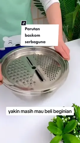 Parutan sayur stainless steel yang cocok untuk dapur kamu #parutanserbaguna #parutansayur #alatpotongsayur #parutanbuah #baskomparutan 
