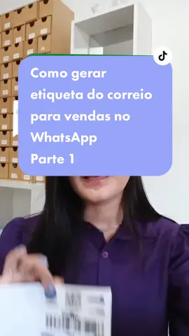 Respondendo a @bellajoias0 Como gerar etiqueta de correio sem ter site. #empreendedorismo #vendasnowhatsapp #correios #empreendedorismofeminino #lojadeacessorios #brindesparaclientes #parte1 