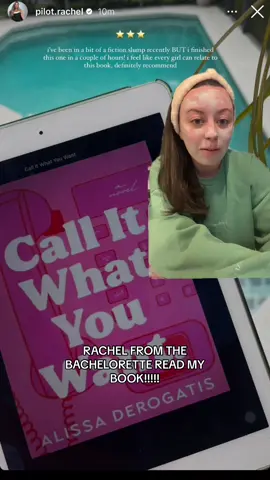CIWYW IS BACHELORETTE APPROVED @Rachel Recchia #bacheloretteabc #callitwhatyouwant #callitwhatyouwantbook #greenscreen 