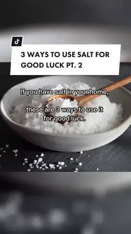 3 more ways to use salt for good luck! Pt. 2  @Feng Shui Interior Designer #fengshui #energy #spiritual #trending 