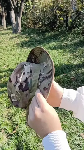 Outdoor camping Camo mountaineering hat fishing hat breathable and comfortable unisex.