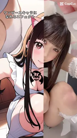 ワンピースに居たら推してくれますか？ #03 #ワンピースキャラになれるエフェクト #ワンピース #おすすめ 