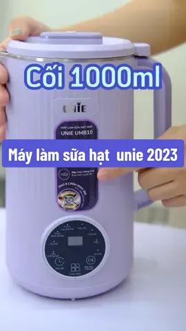 Máy làm sữa hạt unie UMB10 được cải tiến hơn những dòng trước với cối 1000ml và thêm chức năng sữa không nấu 👩🏻‍🌾❤️ #lamsuahattainha   #maylamsuahatmini #unieumb10 #cachlamsuahat #dogiadung 