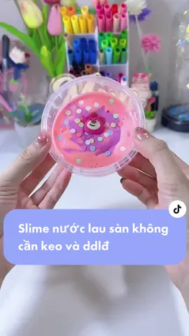 Trả lời @quỳnh búp bê   không cần keo và dung dịch làm đông mà làm được slime xịn chưa nè!#slime #mynmyn2911 #LearnOnTikTok #xuhuong #DIY 