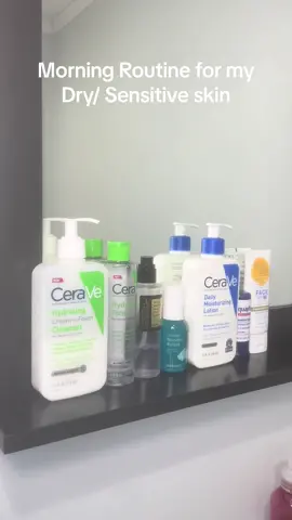 This is my simple/ affordable skincare routine that keeps my dry & sensotive skin looking glowy and cared for. Ngl, somedays I slack on doing my full routine so ill post my lazy day routine as well. #skincare #dryskin 