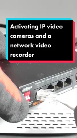 En. Activating IP video cameras and a network video recorder. UA. Активація IP відеокамер і мережевого відеореєстратора. #ethernet #8p8c #відеоспостереження #відеонаглядрівне #рівнетікток #ip #cctv 