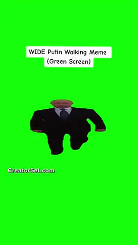 WIDE Putin Walking Meme (Green Screen) #wideputin #putin #putinwalk #greenscreen #greenscreenvideo #template #capcut #president #moscow 