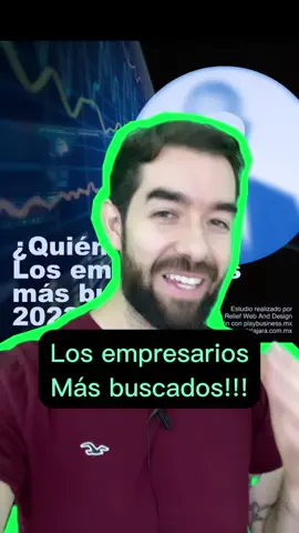Conoce la lista de los empresarios más buscados 2023 #empresarios #empresario #emprendedor  #emprendedores #emprendimiento #emprendiendo #emprender 