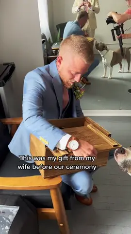 Wife gives her husband a heartfelt gift before their wedding ceremony #BVIRAL