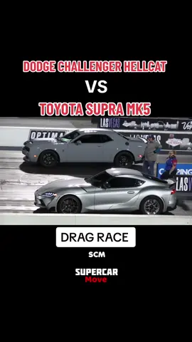 Dodge Challenger hellcat vs Toyota Supra MK5  #supercarmove #toyotasupramk5 #toyota #dodge #mopar #musclecar  #dodgechallengerhellcat #jdm #CapCut #TikTok #dragrace #carrosdearrancadas 