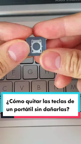 ¿Cómo quitar las teclas de un portátil sin dañarlas?  #tecnologia #AprendeEnTikTok #escuelatiktok #parati #fyp #foryou #trending #viral #pcgaming #datoscuriosos 