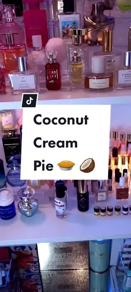 Coconut cream pie 🥧 🥥 ✨️ #lemondegourmand #lemondegourmandperfume #laitdecoco #coconutperfume #vanilla #vanillaperfume #whippedcreamperfume #lactonicperfume #accidentalavanille #vanille #joussetparfums #joussetaccidentalvanille #sweetperfume #bakeryscents #pieperfume #pie #bakeshopperfume #gourmand #gourmandperfume #perdumecollector #perfumecollection #perfumedisplay #fragarmy #fragaddict #fragrances #fragranceaddict #layeringcombo #fragrancelayering #perfumelayering #perfume #perfumetok #perfumetiktok #luckyscent #philosophyfreshcream #philosophy #philosophyfreshcreamwarmcashmere 