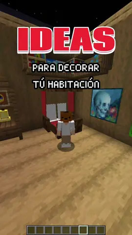 Idea para decorar tú habitación #fyp #Minecraft #minecraftbuilding #minecrafttutorial #minecraftdecorations #minecraftconstrucciones