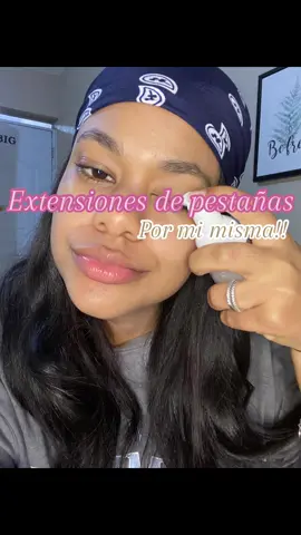 Extensiones de pestañas para mi y por mi!💖#lash #lashestutorial #me #viral 