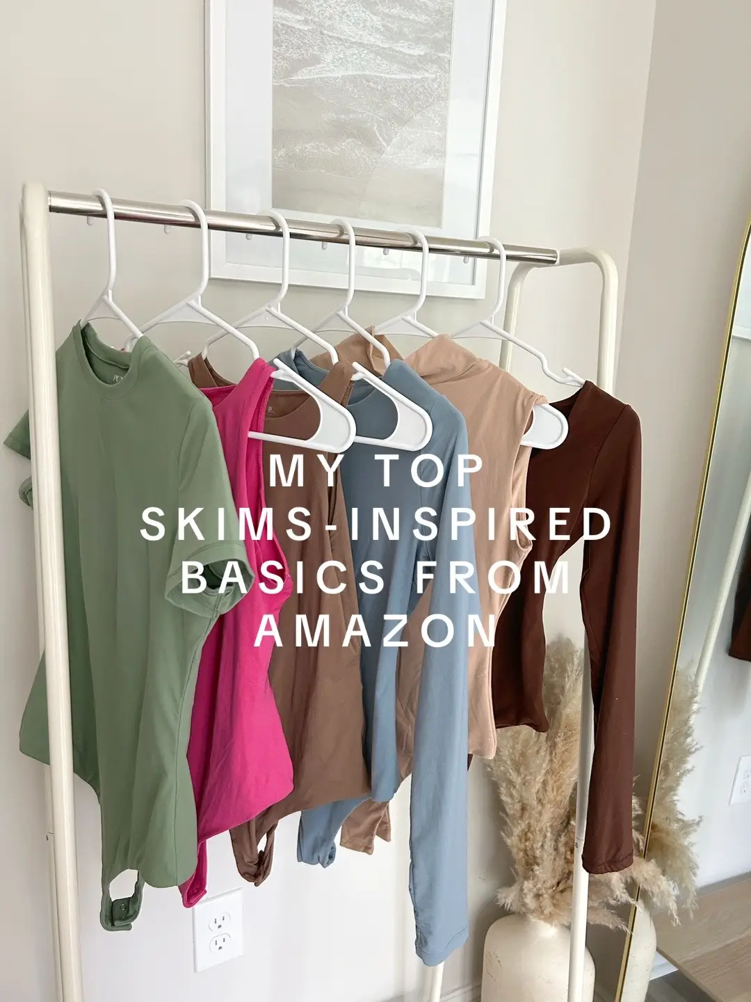 sharing my very favorite “better than skims” amazon basics that I LIVE in 🫠🤌🏼 I still can’t believe these are from amazon, with the same skims fabric, but for a fraction of the price!!!! they are all double-lined, so buttery soft, and so slimming and flattering.. what else could you ask for?? 🤩  I have these linked under ‘inspired by skims’ in my storefront in bio!  #inspiredbyskims #amazonskimsbodysuit #amazonskimsinspired #amazonbasics #skimsdupes #skimsdupebodysuit #amazonessentials #amazonfavorites 