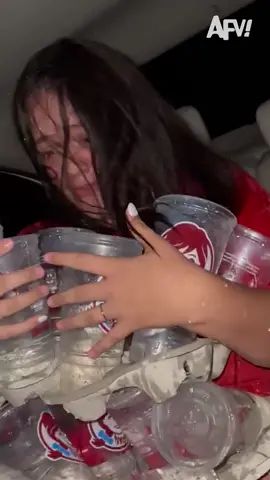 Ma'am, this is a Wendy's #afv #funnyvideos #wendys #fail #spill
