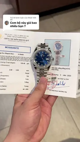 Trả lời @Nhật Viêt 68  Chiếc Đồng Hồ quốc dân chỉ hơn 10 trịu đính kim cương đẹp ⌚️💎 #dongho #xuhuong #watch #phudongho #donghonam #rolex 