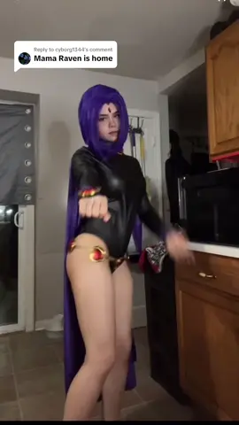 Replying to @cyborg1344  Where's Beast Boy? 💜 #duet #ravencosplay #playslidedance #allaroundreactions #sajaira #sajairaocasio #foryoupage #trending #viral #teentitans #slide