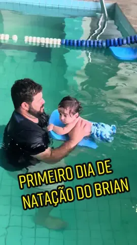 Ele amou, só chorou quando saiu🥰 #superacao #natacao #maedemenino💙 #maternidade 