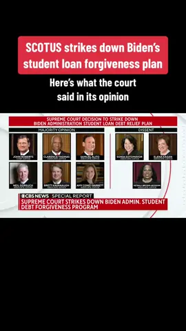 Here’s why the #supremecourt said it rejected Biden’s student loan forgiveness plan. #studentloanforgiveness #studentloans #education 