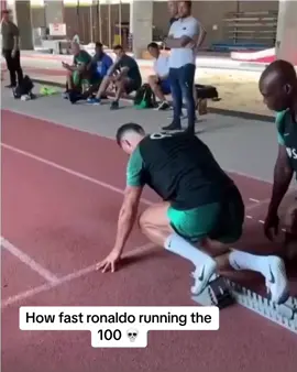Idk bout that block start 💀 #track #trackandfield #sprints #ronaldo 