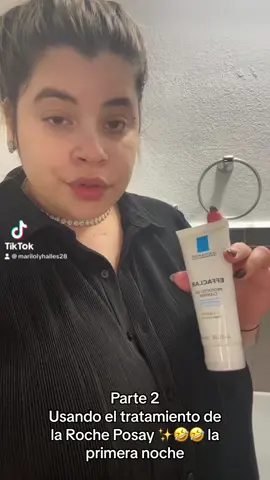 Nos vemos en una semana para ver los resultados ✨✨ mientras tanto espero se rian tanto como yo cada vez q me veo 😂 y escucho 🤭 #larocheposay #tratamiento #facial #facialtreatment #humor #tiktok 