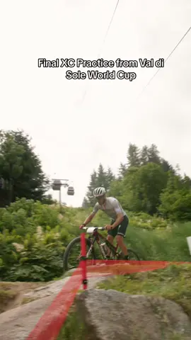 Final xc practice from the val di sole world cup mountain bike race 🌎🚲 #specialized #mtb #xc #procycling #CapCut #italy 