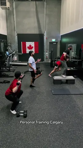 Contact us at (587) 837-5974 to join our small group training at SIMFIT In Calgary NE  #yyc #simbrarr #simfit #personaltrainer 