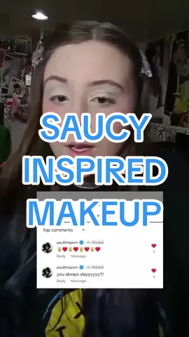 SAUCY 🥫❤️ #saucy #paulithepsm #saucychallenge #trinityrry #underratedmua 