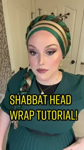 Shabbat mitpachat tutorial!!! #tichel #jewish #judaism #haircovering #jewishreligion #orthodoxjew #orthodoxjewishlife #hijab #mitpachat #modest 