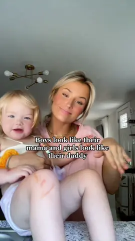 Haha of course i know this doesn’t apply to everyone but it def did for us 😂 Who do your babies look like mom or dad? 👀