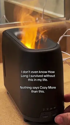 You know its in my Storefront ya'll. Perfect addition to your Home to make it even Cozier. I love putting this on my Nightstand. #amazonstorefront #amazonfindsoildiffusor #flameoildiffusor #minifireplace #minihomedecor #oildiffusertiktok 