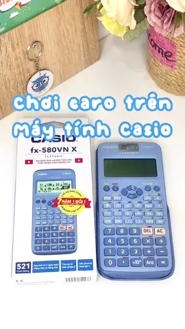 Chơi caro trên casio hợp lý quá mà  #toranreview #580vnx #maytinhcamtay #fx580vnx #LearnOnTikTok 
