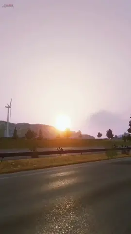 The day #sunset #night #daylife #truckerofeurope3 #truck #trend #fyp #foryou #tiktok #trucksimulator #realistic #game #discord #skin #motivate 