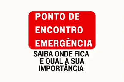 Ponto de encontro de emergência. #pontodeemergencia #edificacao #emergencia #vacilão #brigada 