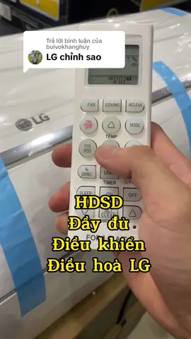 Trả lời @buivokhanghuy   Hướng dẫn sử dụng Đầy đủ chức năng Điều khiển Điều hoà LG nha bác #hdsd #remotedieuhoa #dieukhiendieuhoa #dcgr #lg #dieuhoalg 