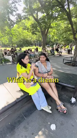 What is a dream you’ve never pursued? #manonthestreet #publicinterview #streetinterview #interview #fyp #broadway #actress #socialmedia #life #wisewords #inspirational 