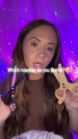 1 or 2? I need to know 🧐 #asmr #asmrsounds #asmrvideo #asmrhaircut #asmrroleplay #fyp 