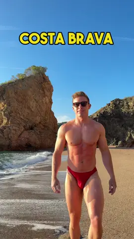 Exploring the beautiful beaches of Costa Brava, Spain! #gay #gaybeach #speedo #abs #muscle #gaycation 