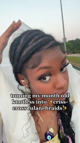 ✨criss-cross fulani braids✨ #fyp #viral #trending #xyzbca #braids #fulanibraids 