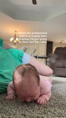 We try ok!!!! #tummytime #momvillage #momtok #MomsofTikTok #newborn #newbornmom 