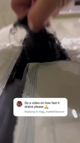 2” hole can handle it. #tile #tiling #DIY #tools #plug #water #fyp