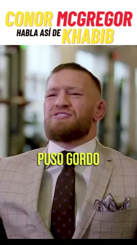 Connor McGregor niega que Khabib sea 