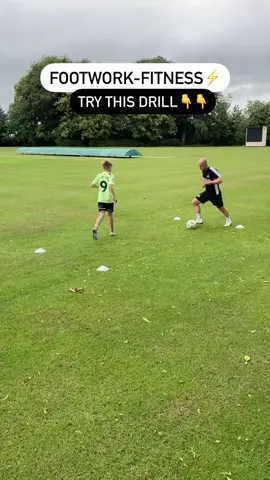 FOOTWORK-FITNESS ⚽️⚡️ #Soccer #football #nikefootball #reels #futbol #skills #soccerdrills #Fitness #footwork #fastfeetfitness #footspeed #explosive #power #explosivetraining #agility #coordination 