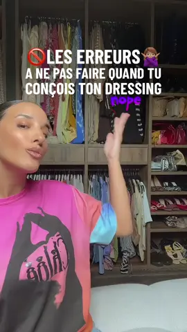 ❌ Les erreurs à ne pas faire lors de la conception de ton dressing 🙅🏽‍♀️ #fashion #fashiontiktok #fashiontok #mistake #mistakes #fashiontalk #no #itsano #🙅🏽‍♀️ #dressing #dressingroom #dressingorganizing #pourtoi #fy #fyp #fypシ 